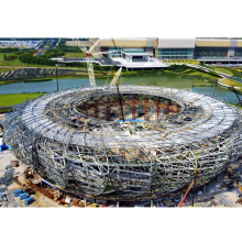 Estadio de fútbol de marco de espacio de acero de gran amplio edificio de fútbol